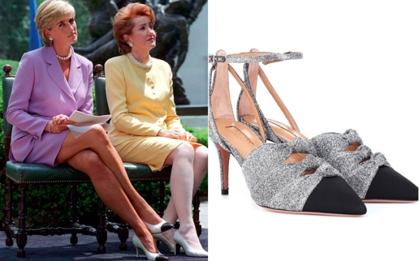3 mẫu giày cao gót thập niên 90 của Công nương Diana  - 1