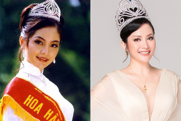 Hoa hậu Thiên Nga sinh năm 1975, đăng quang Hoa hậu năm 1996. Sau khi kết hôn và sang Mỹ định cư, chị gần như không còn xuất hiện và được mệnh danh là hoa hậu kín tiếng nhất. Trong bộ ảnh tái xuất mới đây, Thiên Nga gây bất ngờ với vẻ đẹp rạng ngời, thậm chí còn quyến rũ hơn xưa.
