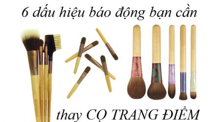 6 dấu hiệu báo động bạn cần thay cọ trang điểm