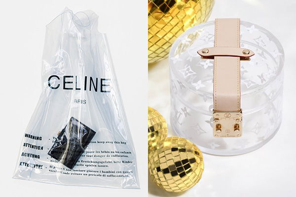 Những kiểu túi với kiểu dáng độc đáo, lạ mắt hơn như túi chất liệu PVC của Celine giá khoảng 14 triệu đồng hay túi LIMITED PREMIUM HOME DECOR BOX SCOTT