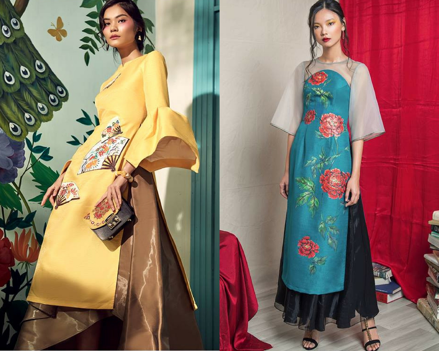 Dàn sao Việt hưởng ứng xu hướng áo dài theo từng dịp Tết truyền thống ra sao?