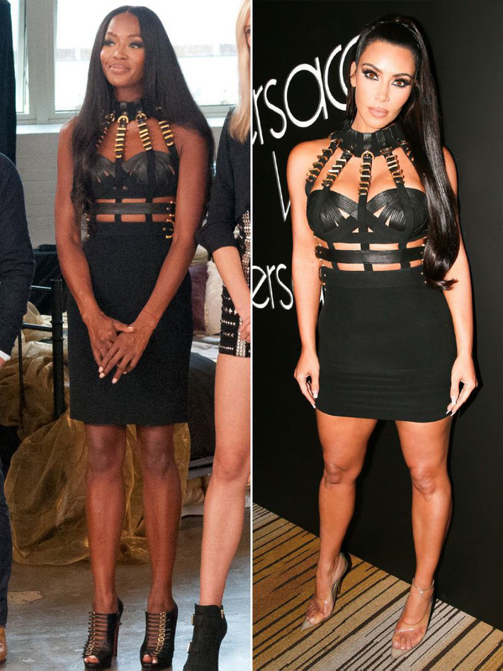 Kim Kardashian liên tiếp copy lại phong cách của Naomi Campbell nhưng lại đem đến ấn tượng hoàn toàn khác - Ảnh 4.
