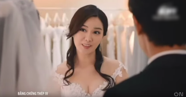&quot;Bằng chứng thép 4&quot; của TVB: Bùng nổ cảnh đám cưới, vòng 1 căng đầy của Top 5 Hoa hậu Hồng Kông gây chú ý - Ảnh 13.