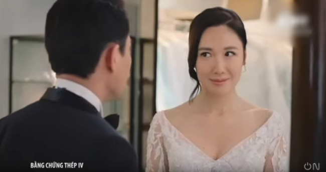 &quot;Bằng chứng thép 4&quot; của TVB: Bùng nổ cảnh đám cưới, vòng 1 căng đầy của Top 5 Hoa hậu Hồng Kông gây chú ý - Ảnh 9.