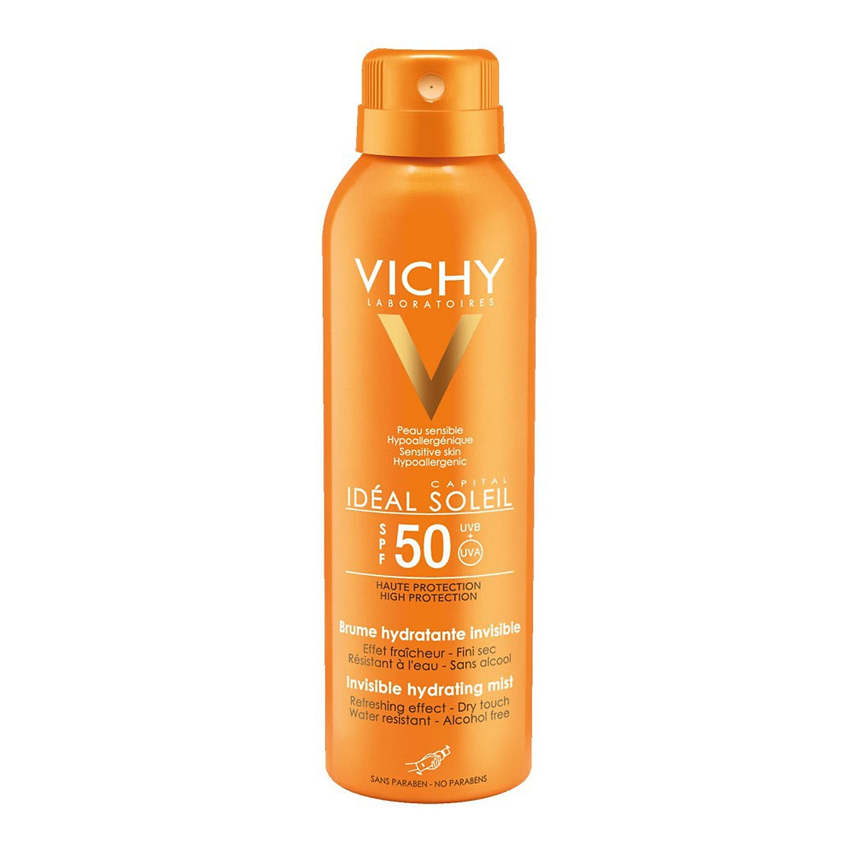 Vichy Ideal Soleil SPF 50 Invisible Hydrating Mist Dry Touch